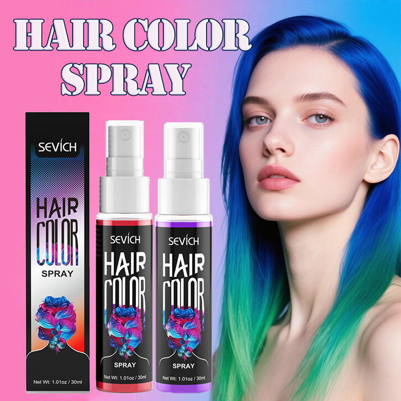 Hair Spray Color - Spray do tymczasowego koloryzacji włosów Jednorazowe