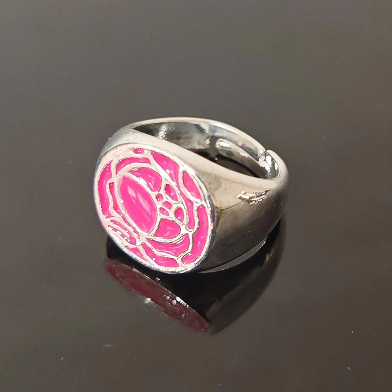 Cosplay Prop Diy - Różowy Pierścień Róża Tenjou Utena Rewolucjonistyczne