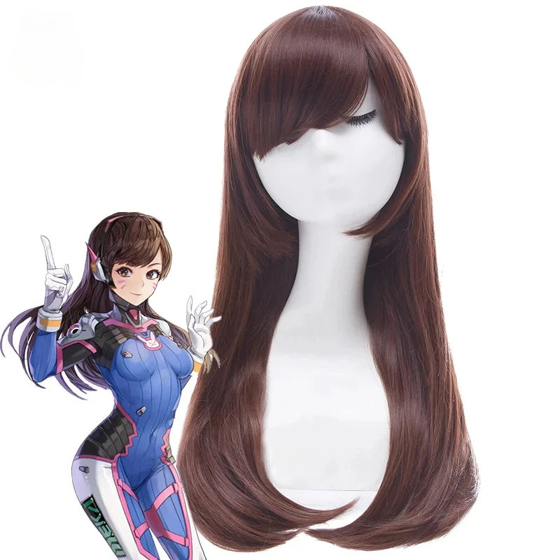 Dva Cosplay Prop - Gra ROLECOS OW D.VA Cosplay Peruka