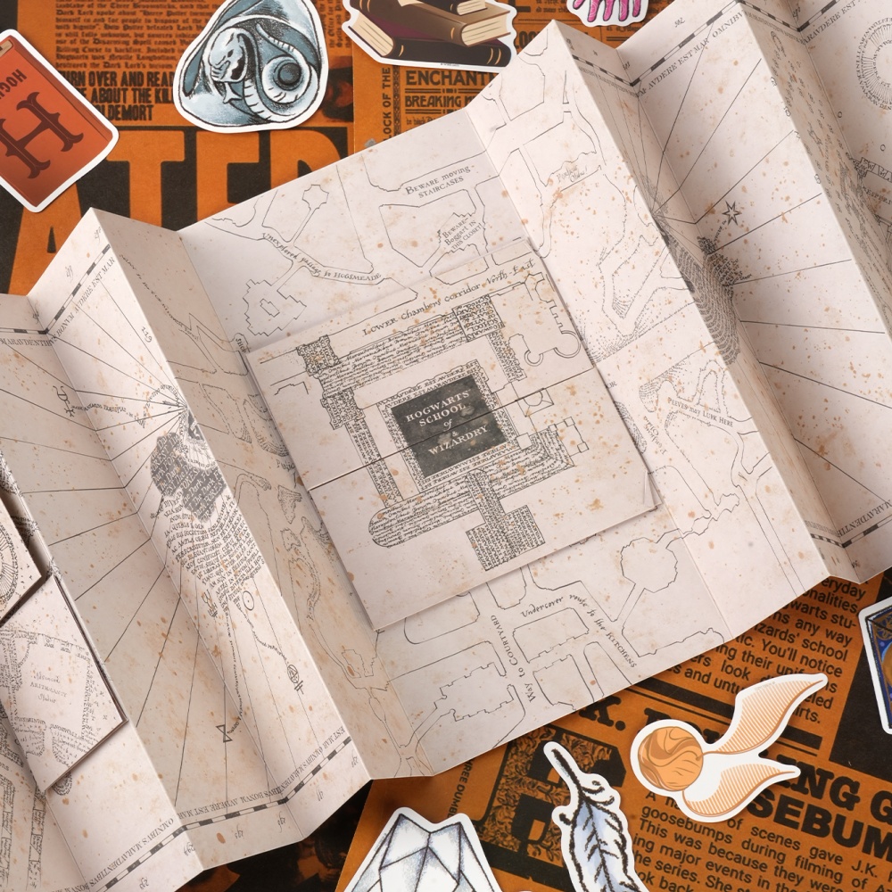 1 szt. Mapa Szkoły Magii Marau – Cosplay Prop recenzja i cena